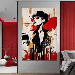 Rebellion in Sable Tones - NicheCanvas