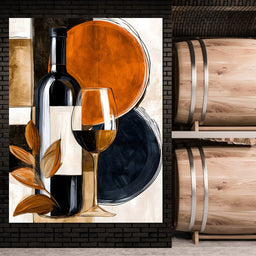 Evening Vintage Wine - NicheCanvas
