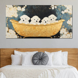 Golden Pups Bath Delight - NicheCanvas