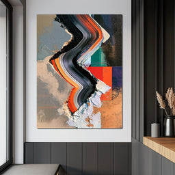 Fractured Velocity Through The Static - NicheCanvas