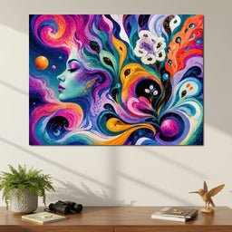 Cosmic Daydream - TooplesArt - NicheCanvas