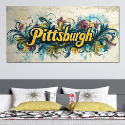 Pittsburgh Mural - NicheCanvas