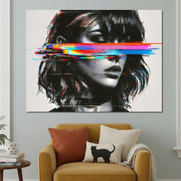 Fragmented Memory Of A Silent Tear - NicheCanvas