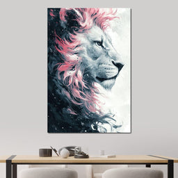 Majestic Pink Mane Monarch - NicheCanvas