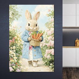 Bunny Harvest in Blossom Trail - NicheCanvas