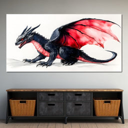 Majestic Dragon Wings - NicheCanvas