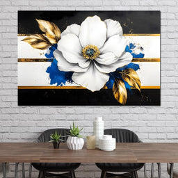 Golden Petal Harmony Blossoms - NicheCanvas