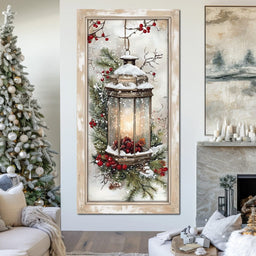 Lantern Glow Winter Enchantment - NicheCanvas