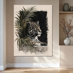 Silent Watcher at Stone Edge - NicheCanvas