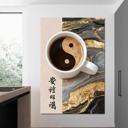 Zen Coffee Graceful Fortune - NicheCanvas