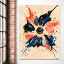 Collision Of Petals And Gravity - NicheCanvas