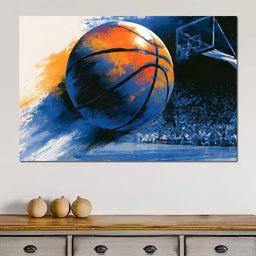 Flight of the Basketball - NicheCanvas