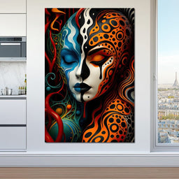 Fire and Ice - TooplesArt - NicheCanvas