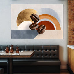 Golden Bean Sunrise Canvas - NicheCanvas