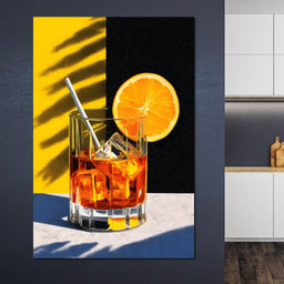 Sunlit Citrus Cocktail Study - NicheCanvas