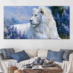 Noble Monarch of Lavender Fields - NicheCanvas