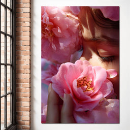 Radiant Petal Dreamscape - NicheCanvas