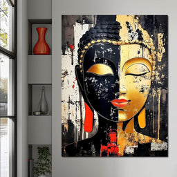 Golden Reflections Buddha Splendor - NicheCanvas