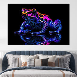 Electric Dart Frog - TooplesArt - NicheCanvas