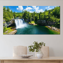 Whispering Falls Serenity - NicheCanvas