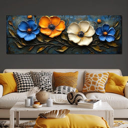 Floral Symphony of Vibrant Colors - NicheCanvas