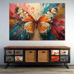 Butterfly Symphony Burst - NicheCanvas
