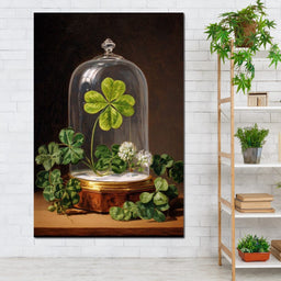 Lucky Clover Glass Dome - NicheCanvas
