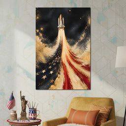 Ascending Legacy Of Freedom - NicheCanvas
