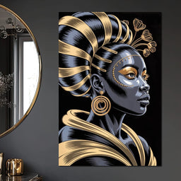 The Gilded Goddess - TooplesArt - NicheCanvas