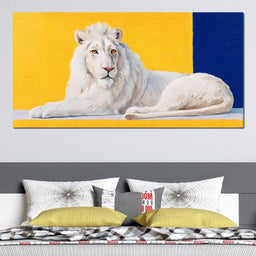 Majestic Sentinel Lion - NicheCanvas