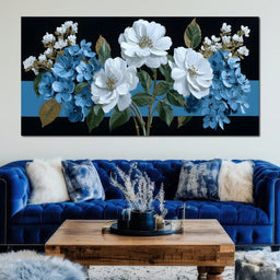 Floral Cascade Dreamscape - NicheCanvas