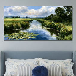Summer Solstice Over The Still Waters - NicheCanvas