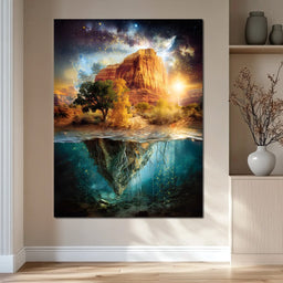 Celestial Canyon Dual Realm - NicheCanvas