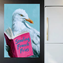 A Gull Studies The Culinary Arts - NicheCanvas