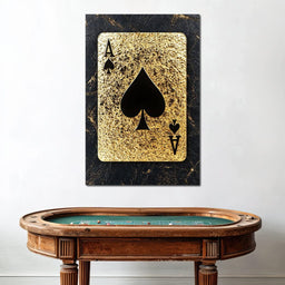 Golden Throne of Spades - NicheCanvas