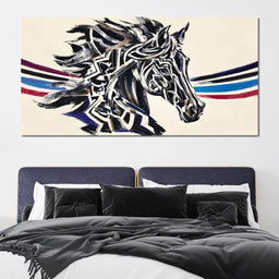 Gallop of Strokes - Alicia Smith - NicheCanvas