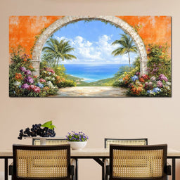 Tropical Gateway to Bliss - NicheCanvas