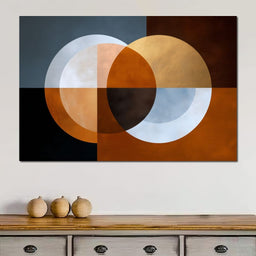 Mid Century Geometric Orbits - NicheCanvas