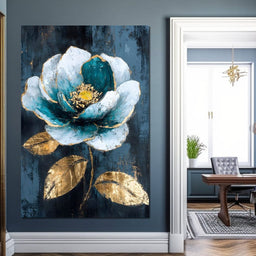 Golden Reflections Petal Dreams - NicheCanvas