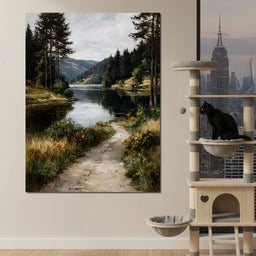 Pine Valley River Pathway - NicheCanvas