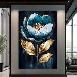 Golden Petal Rebirth - NicheCanvas