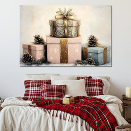 Snowflake Gift Box Jubilee - NicheCanvas