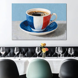 French Tricolor Coffee Cup - NicheCanvas