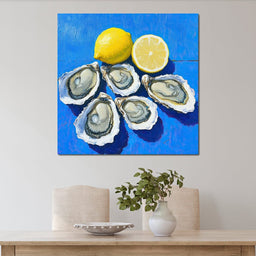 Lemon Kissed Oysters - NicheCanvas