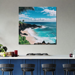 Oceanic Tranquility Haven - NicheCanvas