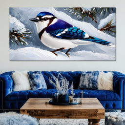 Winter Plume Tranquility - NicheCanvas