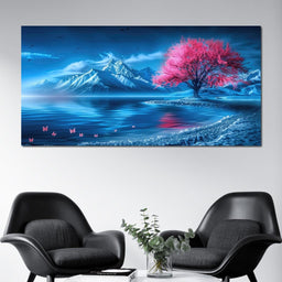 Arctic Sakura Bloom - TooplesArt - NicheCanvas