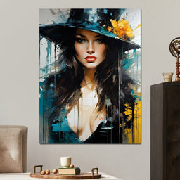 Female Portrait 0054 - Vizahn Burger - NicheCanvas