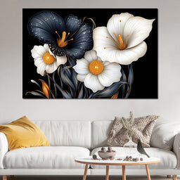 Gilded Petals - TooplesArt - NicheCanvas