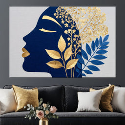 Golden Flora Essence - NicheCanvas